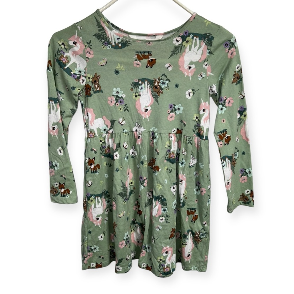 H&M Girls Unicorn Dress Size 7-8‎